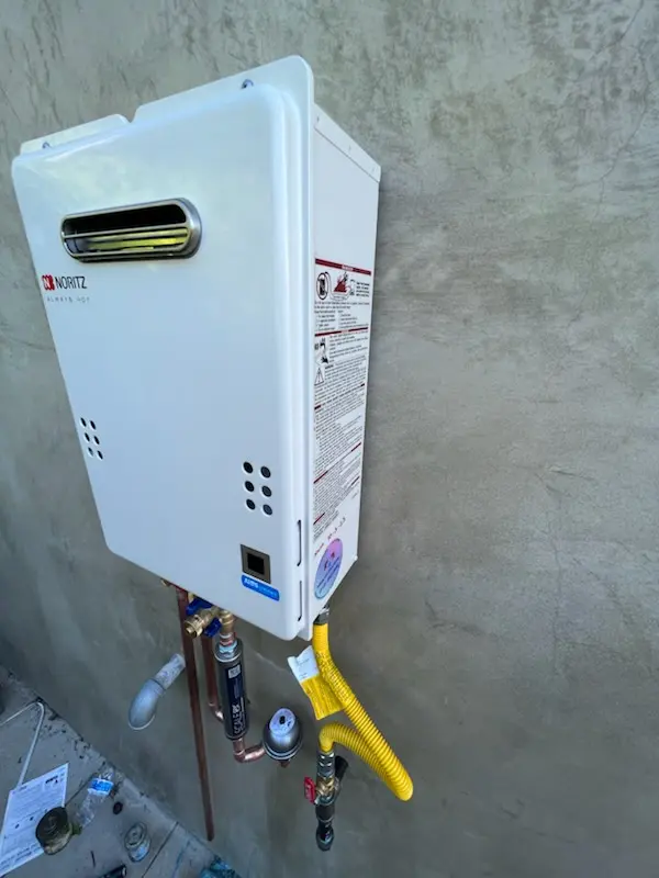 Tankless water heater installation for Twin Lake Park homes
